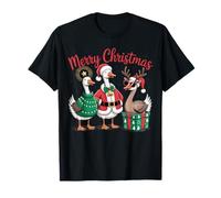 Funny Christmas Oeese Santa Rendeer Holiday Holiday T-Shirt