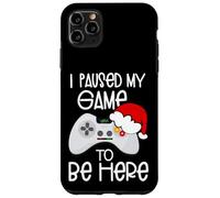 Funny Christmas Quotes I Paused My Game to Be Here Graphic Coque pour iPhone 11 Pro Max