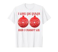 Funny Christmas Sarcastic Naughty and I Know it Christmas Dad Mom T-Shirt