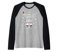 Funny Christmas Spirit Sponsored by Wine Manche Raglan