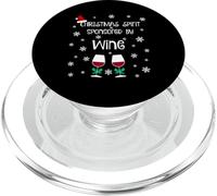 Funny Christmas Spirit Sponsored by Wine PopSockets PopGrip pour MagSafe