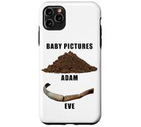 Funny Clean Bible Character Humor - Adam & Even Baby Photos Coque pour iPhone 11 Pro Max