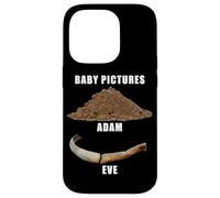 Funny Clean Bible Character Humor - Adam & Even Baby Photos Coque pour iPhone 14 Pro