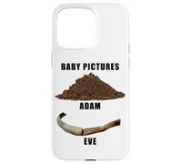 Funny Clean Bible Character Humor - Adam & Even Baby Photos Coque pour iPhone 15 Pro Max