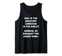Funny Clean Bible Character Humor - Greatest Comedian Samson Débardeur