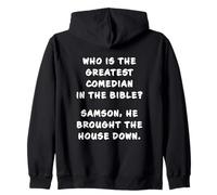 Funny Clean Bible Character Humor - Greatest Comedian Samson Sweat à Capuche