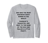 Funny Clean Bible Character Humor - Moses Profit Joke Manche Longue