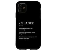 Funny Cleaner Definition Dictionnaire Sarcastique Coque pour iPhone 11
