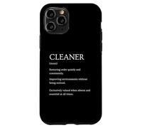 Funny Cleaner Definition Dictionnaire Sarcastique Coque pour iPhone 11 Pro