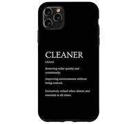 Funny Cleaner Definition Dictionnaire Sarcastique Coque pour iPhone 11 Pro Max
