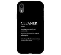 Funny Cleaner Definition Dictionnaire Sarcastique Coque pour iPhone XR