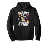 Funny Cockatiel Designs « Cockatiel In Space » pour les amateurs de calopsittes Sweat à Capuche
