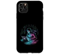 Funny Code Ninja Hacker Programmer Ordinateur Portable Coque pour iPhone 11 Pro Max