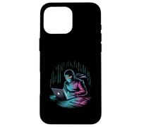 Funny Code Ninja Hacker Programmer Ordinateur Portable Coque pour iPhone 16 Pro Max