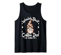 Funny Coffee Dad GNOME for Men and Grandpa Who Loves Coffee Débardeur