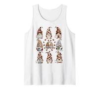 Funny Coffee Gnomes for Mom and Dad Unique Coffee Graphic Débardeur