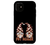 Funny Coffee Gnomes for Two Coffee Lover and Pot Dealer Coque pour iPhone 11