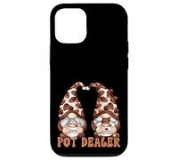 Funny Coffee Gnomes for Two Coffee Lover and Pot Dealer Coque pour iPhone 12/12 Pro