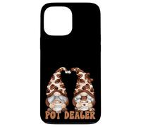 Funny Coffee Gnomes for Two Coffee Lover and Pot Dealer Coque pour iPhone 13 Pro Max