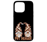 Funny Coffee Gnomes for Two Coffee Lover and Pot Dealer Coque pour iPhone 15 Pro Max