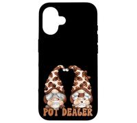 Funny Coffee Gnomes for Two Coffee Lover and Pot Dealer Coque pour iPhone 16