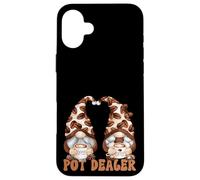 Funny Coffee Gnomes for Two Coffee Lover and Pot Dealer Coque pour iPhone 16 Plus
