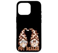 Funny Coffee Gnomes for Two Coffee Lover and Pot Dealer Coque pour iPhone 16 Pro
