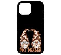 Funny Coffee Gnomes for Two Coffee Lover and Pot Dealer Coque pour iPhone 16 Pro Max