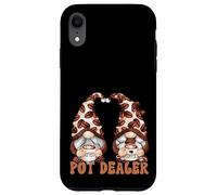 Funny Coffee Gnomes for Two Coffee Lover and Pot Dealer Coque pour iPhone XR
