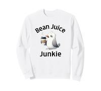 Funny Coffee Lovers, Accro au jus de Haricots et Mignonne Mouette Sweatshirt