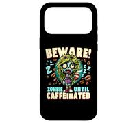 Funny Coffee Zombie Girl, Attention aux Zombies jusqu'à ce qu'ils soient caféinés Coque pour iPhone 17 Pro Max
