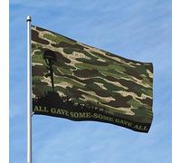 Funny College Decor Drapeau militaire All Gave Some Gave All pour joueurs Accessoires de marquage (120 x 180 cm)