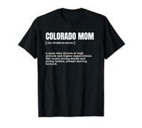 Funny Colorado Mom Définition en Haute Altitude T-Shirt