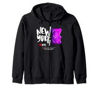Funny Colorful New YorkCity Jelly Bear Gum Artwork Graphic Sweat à Capuche