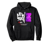 Funny Colorful New YorkCity Jelly Bear Gum Artwork Graphic Sweat à Capuche