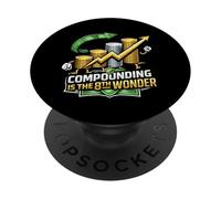 Funny Compounding is The 8th Wonder Coin Mascotte PopSockets PopGrip Adhésif