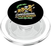 Funny Compounding is The 8th Wonder Coin Mascotte PopSockets PopGrip pour MagSafe