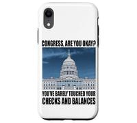 Funny Congress US Capitol Politics Joke Washington DC Humor Coque pour iPhone XR