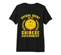 Funny Conspiracy Meme Political Satire Internet China Humour T-Shirt Haut de Gamme