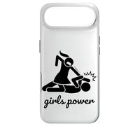 Funny Cool Figures Stick Cartoon Fight, Girl Power Graphic Coque pour iPhone Air