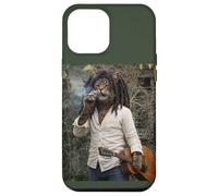 Funny Cool Rasta Cat Retro Reggae Meme Coque pour iPhone 12 Pro Max