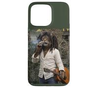 Funny Cool Rasta Cat Retro Reggae Meme Coque pour iPhone 15 Pro Max