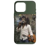 Funny Cool Rasta Cat Retro Reggae Meme Coque pour iPhone 16 Pro Max