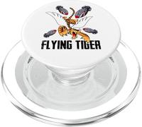 Funny Cool Tiger Flying Novelty Graphic Tees & Cool Designs PopSockets PopGrip pour MagSafe