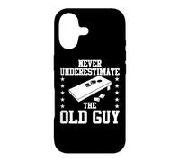 Funny Cornhole Champion Retraités Joueurs Seniors Cornhole Coque pour iPhone 17