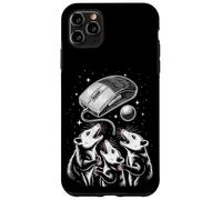 Funny Cosmic Opossum Worship Retro Computer Mouse Coque pour iPhone 11 Pro Max