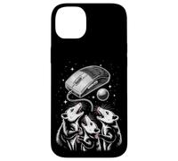 Funny Cosmic Opossum Worship Retro Computer Mouse Coque pour iPhone 14 Plus