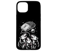 Funny Cosmic Opossum Worship Retro Computer Mouse Coque pour iPhone 15 Plus