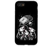 Funny Cosmic Opossum Worship Retro Computer Mouse Coque pour iPhone SE (2020) / 7/8