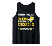 Funny Couples Cruising Forecast Cocktails Débardeur